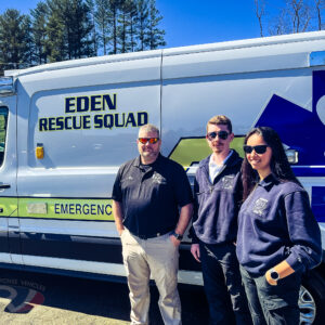 Alternative view of 2023 Eden Rescue Squad AEV Ford Transit Type II Custom Ambulance
